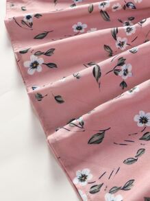 Đầm bé gái Hoa Tất cả trên in Boho - Bụi hồng - Xem 7