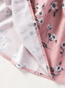 Đầm bé gái Hoa Tất cả trên in Boho - Bụi hồng - Xem 8