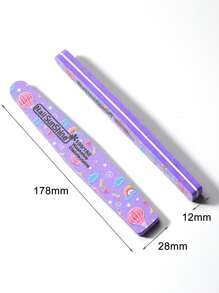 NailSunshine 5 cái 100/180 Grit Nail File - Màu tím - Xem 4