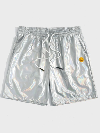 shein mens drawstring shorts