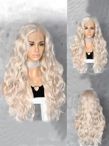 13*3 Lace Front Long Body Wave Synthetic Wig - Gold - View 1