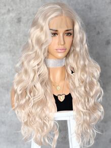13*3 Lace Front Long Body Wave Synthetic Wig - Gold - View 3