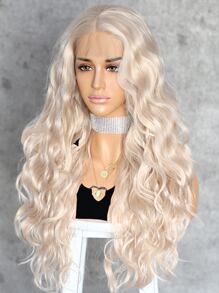 13*3 Lace Front Long Body Wave Synthetic Wig - Gold - View 5