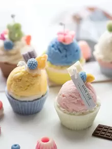 6 piezas Molde de silicona con diseño de taza - Multicolor - Ver 5