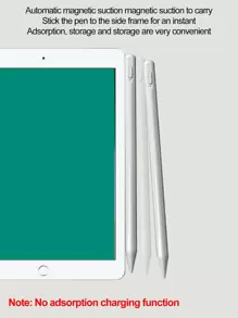 兼容 iPad 的主动式蓝牙磁力触控笔 - 白色 - 查看 3