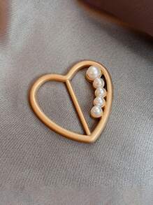 1pc Heart Shaped Adjustment Buckle - Multicolor - View 3