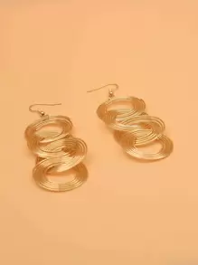 Round Drop Earrings