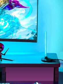 1pc 24-LED USB Atmosphere Lamp With Ice-Blue Light - Mint Blue - View 4