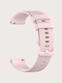 Solid Silicone Watchband - Baby Pink - View 7