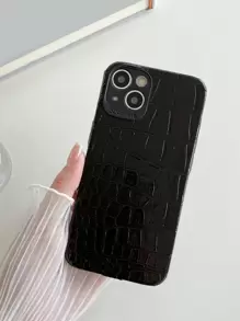 Ốp điện thoại in hình cá sấu, tương thích với iPhone 11, 13, 14 Pro Max. Đây là phiên bản quốc tế, không phải phiên bản nội địa. - màu đen - Xem 3