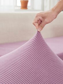 1 pieza Funda de asiento de sofá unicolor - Morado - Ver 2