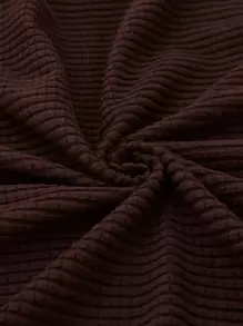 1入組素色彈力沙發座位套 - 咖啡棕 - 查看 6