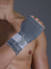 JINGBA SUPPORT JINGBA 1 Pieza Manga de soporte elástico de compresión para la muñeca con protección para la palma para ciclismo y baloncesto - Gris - Ver 6