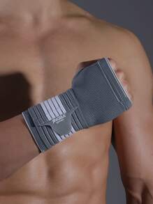 JINGBA SUPPORT JINGBA 1 Pieza Manga de soporte elástico de compresión para la muñeca con protección para la palma para ciclismo y baloncesto - Gris - Ver 5