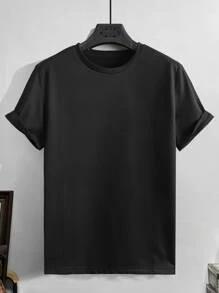 Manfinity EMRG Men Figure & Slogan Graphic Tee - Black - View 2