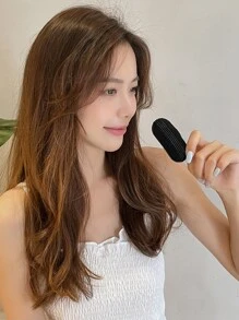 DAZY 2pcs Fluffy Sponge Hair Pad - Black - View 4