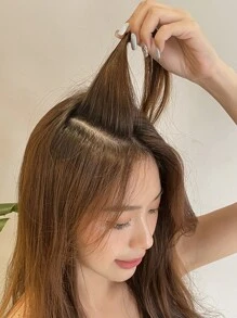 DAZY 2pcs Fluffy Sponge Hair Pad - Black - View 7