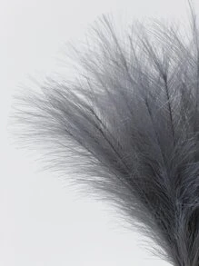 1 件 5 枝灰色仿蒲苇人造芦苇蓬松人造假花波西米亚风装饰适用于婚礼派对装饰、家庭客厅卧室装饰、花瓶布置、DIY 摄影道具、假植物、秋季装饰、房间、书桌、花园装饰、房间装饰用品