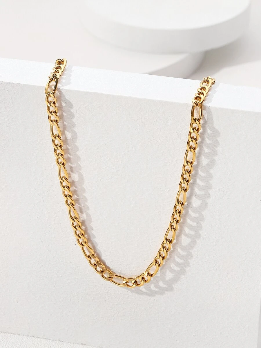 Collar de cadena minimalista - Amarillo Oro - Ver 1