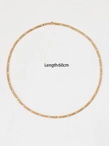 Collar de cadena minimalista - Amarillo Oro - Ver 3