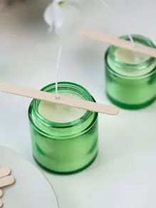 50 件木质蜡烛芯支架，蜡烛芯定心工具，蜡烛制作用灯芯支架 - 卡其色 - 查看 5