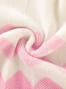 Baby Chevron Print Swaddling Blanket Love Valentine