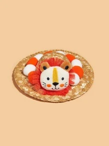 1 pieza Sombrero de mascota con diseño de león - Multicolor - Ver 3