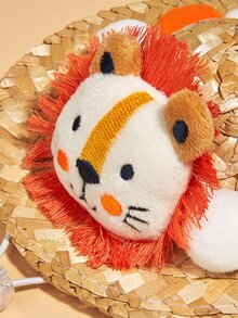 1 pieza Sombrero de mascota con diseño de león - Multicolor - Ver 4
