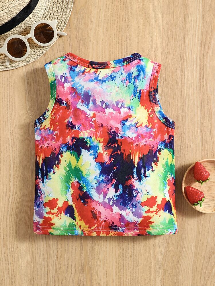 Bebê Regatas Tie dye - Multicolorido - Visão 2