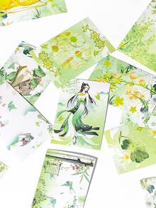 64pcs Figure Graphic Random Sticker