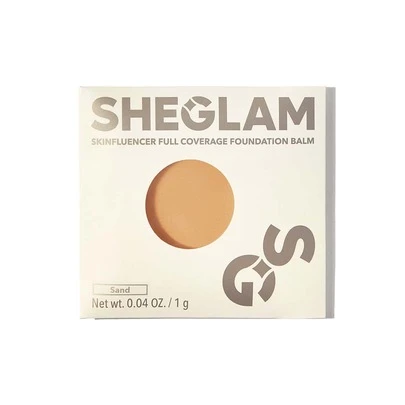 SHEGLAM 全遮瑕粉底霜 Sample-Sand 持久無瑕保濕粉底液 控油 色彩校正 遮瑕膏 無毛孔 遮瑕 不油膩 不結塊 更柔滑的粉底霜 品牌 美容 化妝 化妝品 適合女性與女孩 完美搭配夏季春季 Y2K 時尚 流行 生日 母親節禮物 假期 派對準備就緒 最佳顏色