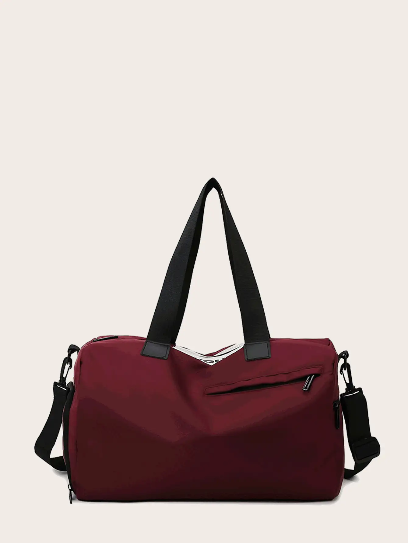 Túi thể thao tập thể dục khô-ướt tách biệt cho nữ tập luyện chống thấm nước túi bơi đeo vai túi du lịch dung tích lớn cho nam thiết bị lưu trữ - Màu Đỏ Sâu - Xem 2