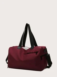 Túi thể thao tập thể dục khô-ướt tách biệt cho nữ tập luyện chống thấm nước túi bơi đeo vai túi du lịch dung tích lớn cho nam thiết bị lưu trữ - Màu Đỏ Sâu - Xem 4