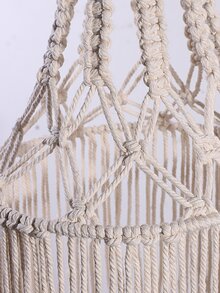 1pc Tua dệt treo tường - Màu be - Xem 4