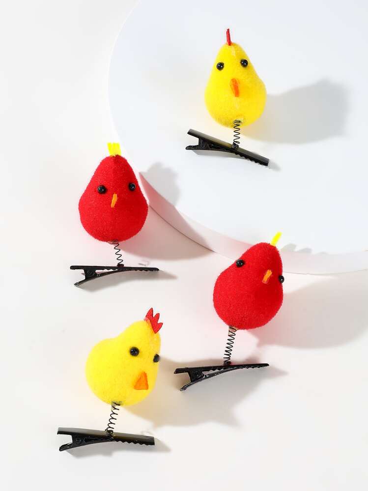 再販☆ぶたさん.ひよこさん.たこさん☆ベビーヘアクリップ　ヘアゴム ぶたさん.ひよこさん.たこさん☆ベビーヘアクリップ ヘアゴム