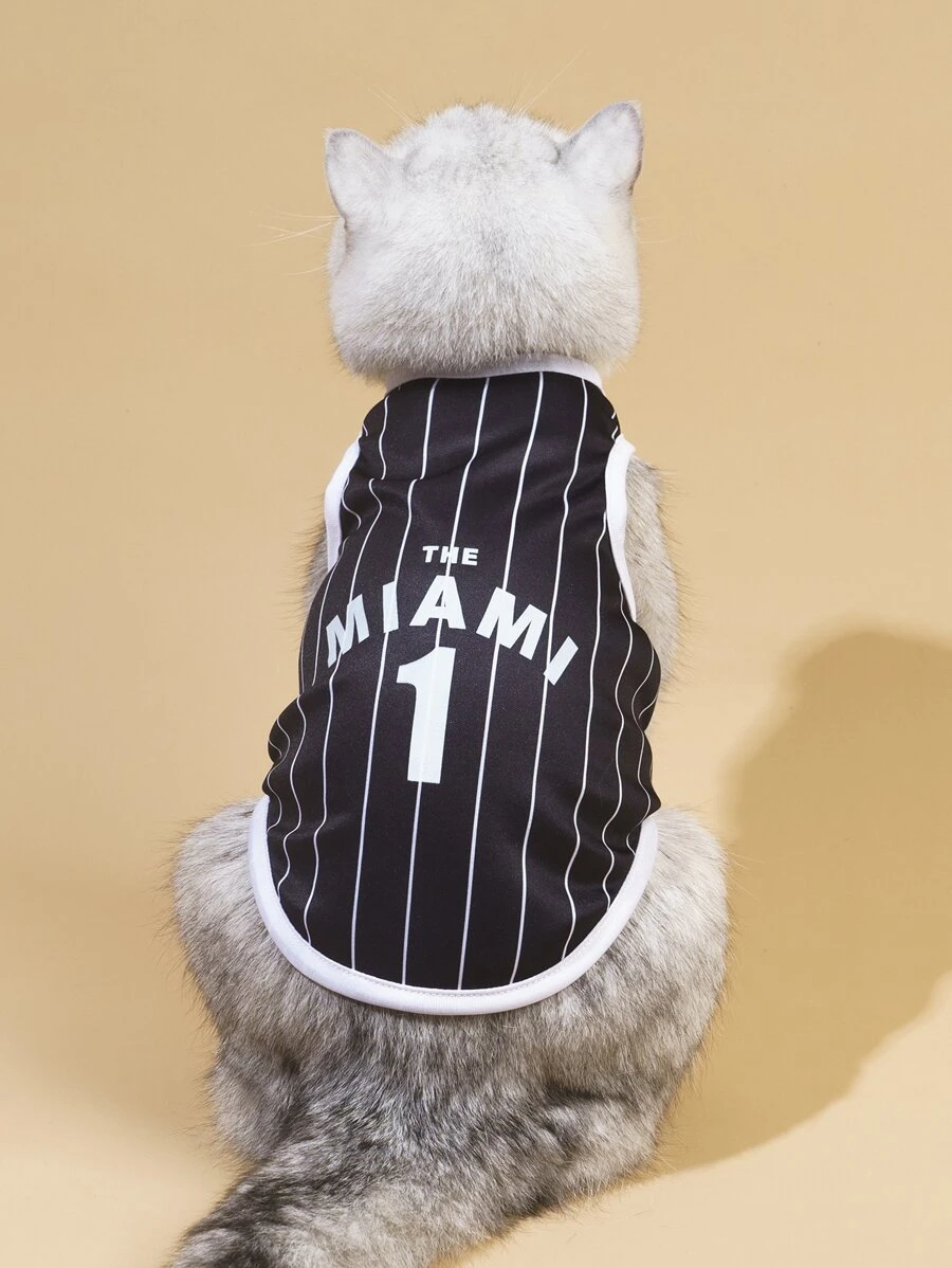 PETSIN 1pc Letter Graphic Pet Tank