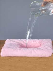 1 cái khăn tắm trơn - Hồng - Xem 2