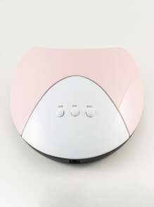 1pc Two Tone USB Nail Lamp, Simple Professional Nail Art Accessory Tool For Manicure - Pink - View 4