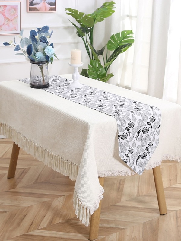 Tropical Print Table Runner SHEIN IN