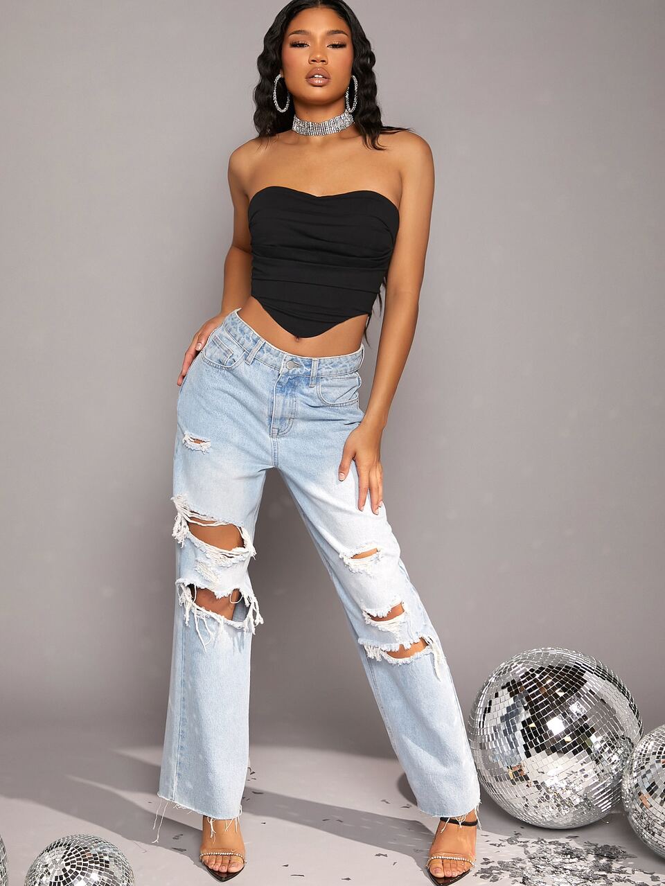 Hook And Eye Tube Top
