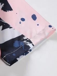 Manfinity Homme Bộ hai mảnh Nam Dây kéo Túi Nút phía trước Đồ họa Giải trí - Nhiều màu - Xem 5