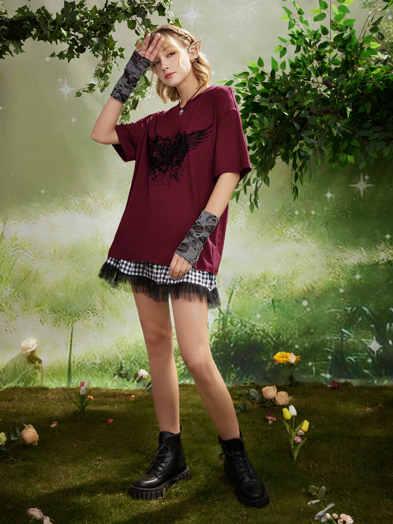 romwe-fairycore-rose-wings-print-oversized-tee-shein-uk