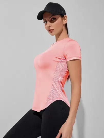 Powerista Camiseta deportiva para mujer con suavidad y transpirabilidad