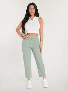 SHEIN PETITE Jeans Mom de talle alto