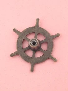 Rudder Shaped Drawer Knob - Bronze - View 2