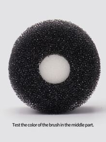 1入組化妝刷乾清潔盒雙使用眼影畫筆顏色去除器海綿刷洗滌洗滌器乾淨成套工具 - 米色 - 查看 5