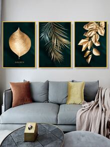 3 cái in lá tranh không khung - Nhiều màu - Xem 6