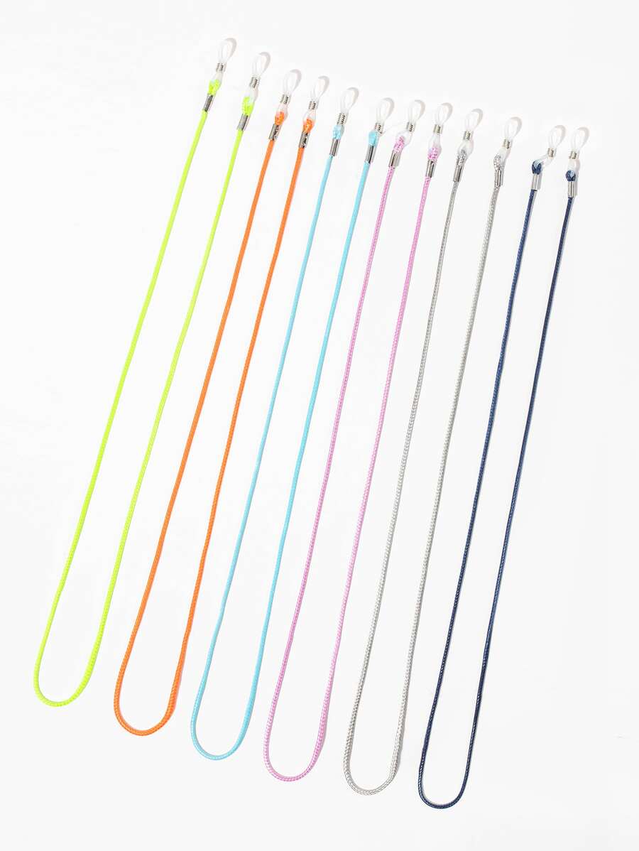 6入組素色眼鏡繩 - 彩色 - 查看 1