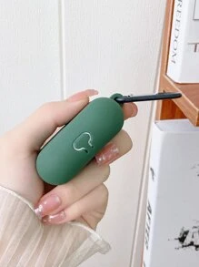 Vỏ màu rắn tương thích với AirPods Pro - xanh quân đội - Xem 2