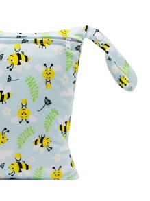 Cartoon Bee Pattern Diaper Bag